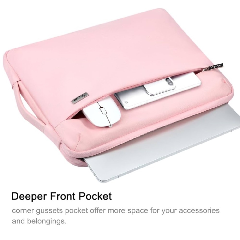 {Voova} Laptop Case pink laptop case soft laptop case laptop sleeve - Picture 8 of 11
